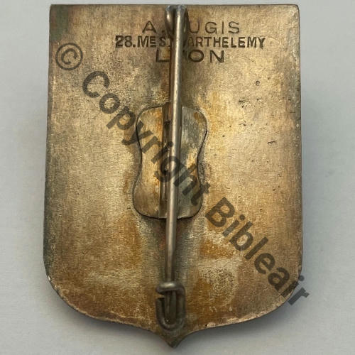 Grpt DAUPHINE Centre CHEZELLES Eqp lieu dit CHANTAUSSEL  A.AUGIS ST.BARTH LYON 3Lign Bol papillon fenetre Dos lisse irreg EMAIL Src.historiacollection2a PV510Eur 